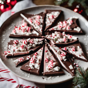 A sheet pan of broken pieces of textured white and red Greek yogurt bark.